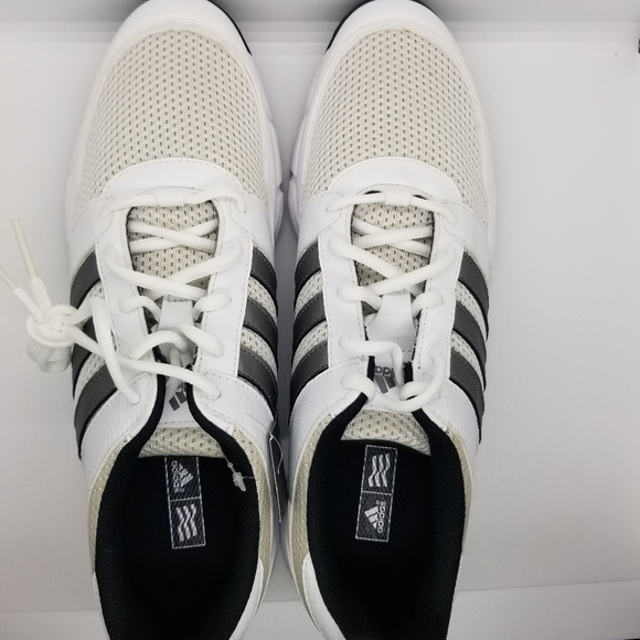 NWT Adidas Tech Response 4.0 White/White/Dark Silver Metallic golf cleats US 11 - Picture 5 of 12